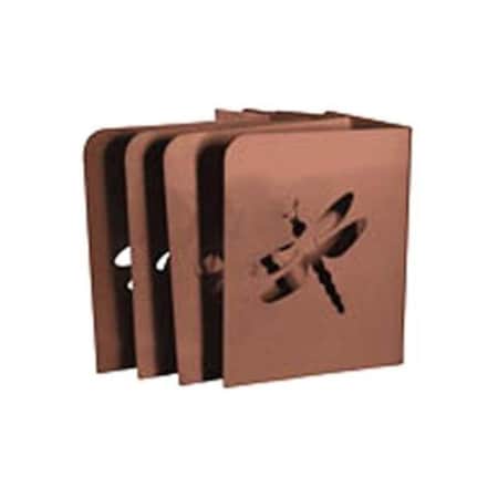 Bond Manufacturing Bond Manufacturing Dragonfly Design Steel Brace for Raised Gardens, 4PK 248713